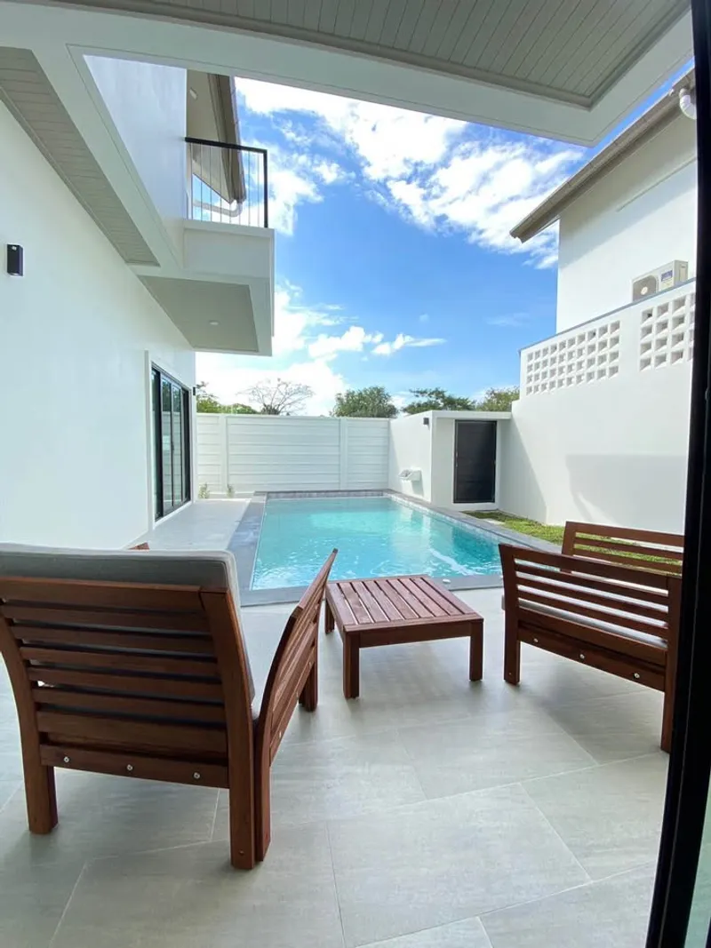 บ้านพัก 3 ห้องนอนพร้อมสระว่ายน้ำส่วนตัวให้เช่า