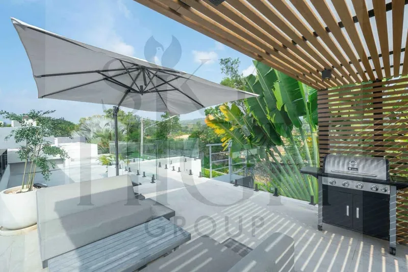 วิลล่าพร้อมสระว่ายน้ำส่วนตัวให้เช่าใกล้หาดลายันและบางเทว