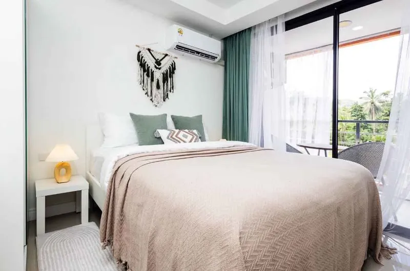 อพาร์ทเมนต์ 1 ห้องนอน 1 ห้องน้ำ