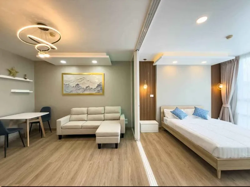 1 ห้องนอน 1 ห้องน้ำ อพาร์ตเมนต์