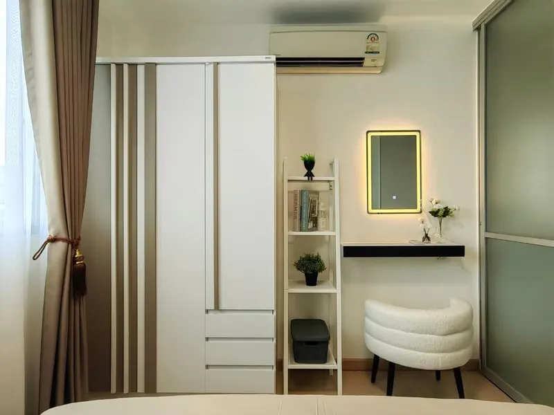 อพาร์ทเมนท์ 1 ห้องนอน 1 ห้องน้ำ