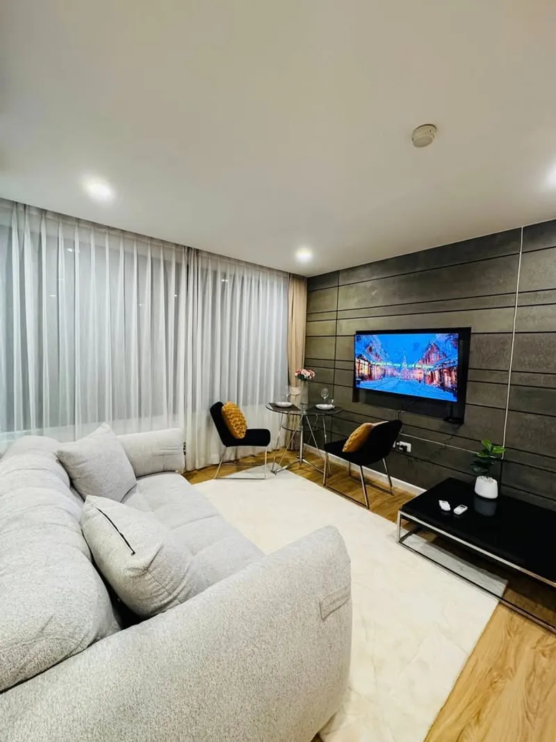 อพาร์ทเมนท์ 1 ห้องนอน 1 ห้องน้ำ