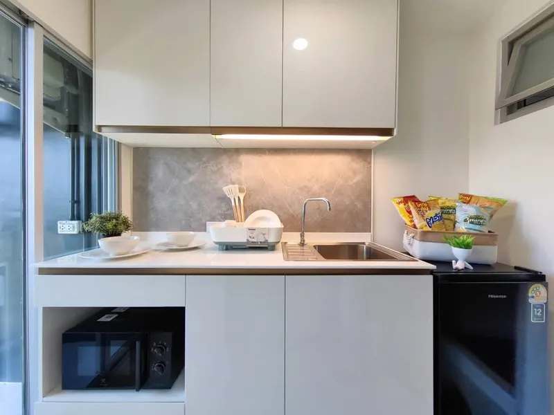 อพาร์ทเมนท์ 1 ห้องนอน 1 ห้องน้ำ