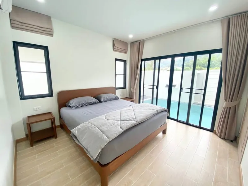 บ้านพัก 3 ห้องนอนพร้อมสระว่ายน้ำส่วนตัวให้เช่า